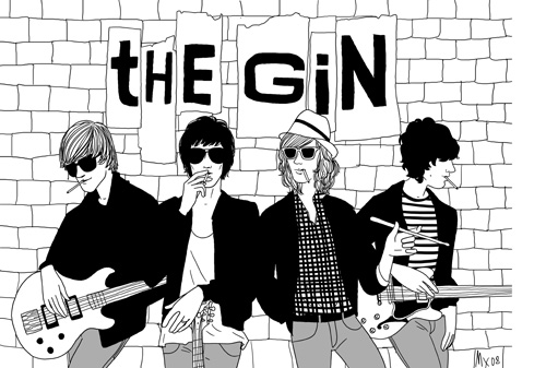 The gin mur signée